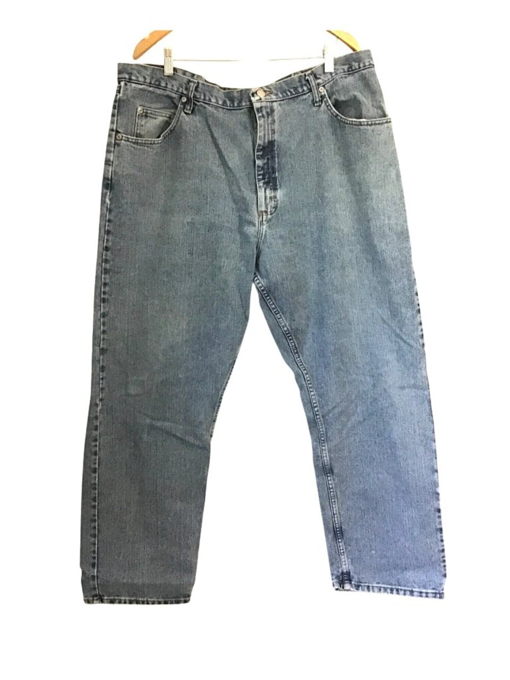 WRANGLER - LIGHT WASH STRAIGHT LEG MEN'S JEANS SIZE 42X30